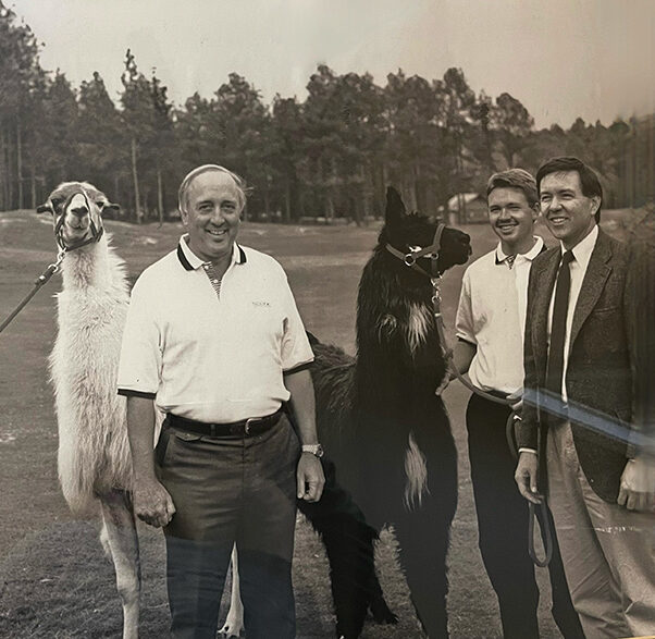 World Famous Llama Golf Caddies Talamore Golf Resort